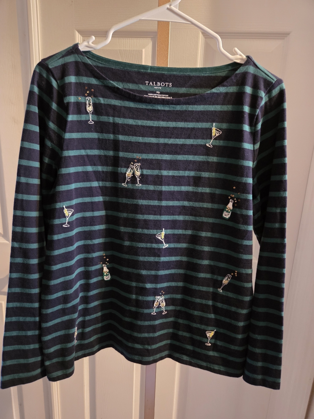 Talbots Embroidered Tee - Picture 3 of 7